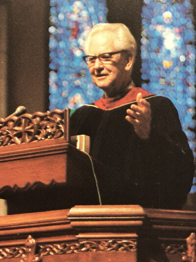 Dr. Caldwell Preaching