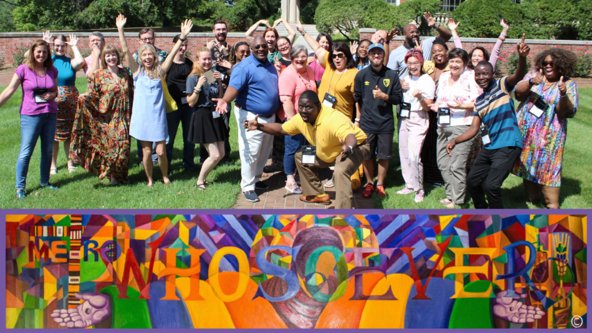 The Whosoever Mural and Group Photo